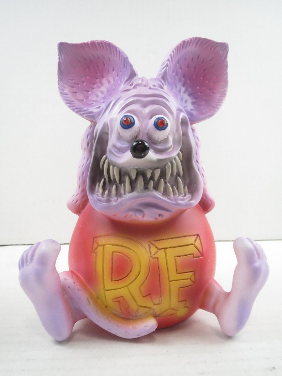 ♪Ed Big Daddy Roth RAT FINK ラットフィンク フィギュア パープル 元箱付き♪USED品の画像2