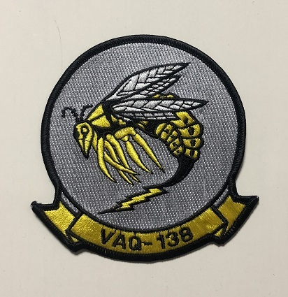 米海軍 VAQ-138 "YELLOW JACKETS"スコードロンパッチ_画像1