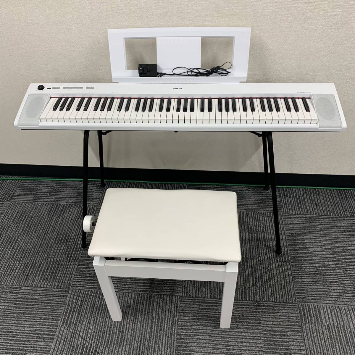 【直接引取り限定】 YAMAHA NP-32 電子ピアノ 動作品 純正 椅子付き ヤマハ 2017年製 Piaggero Dr 1493-59