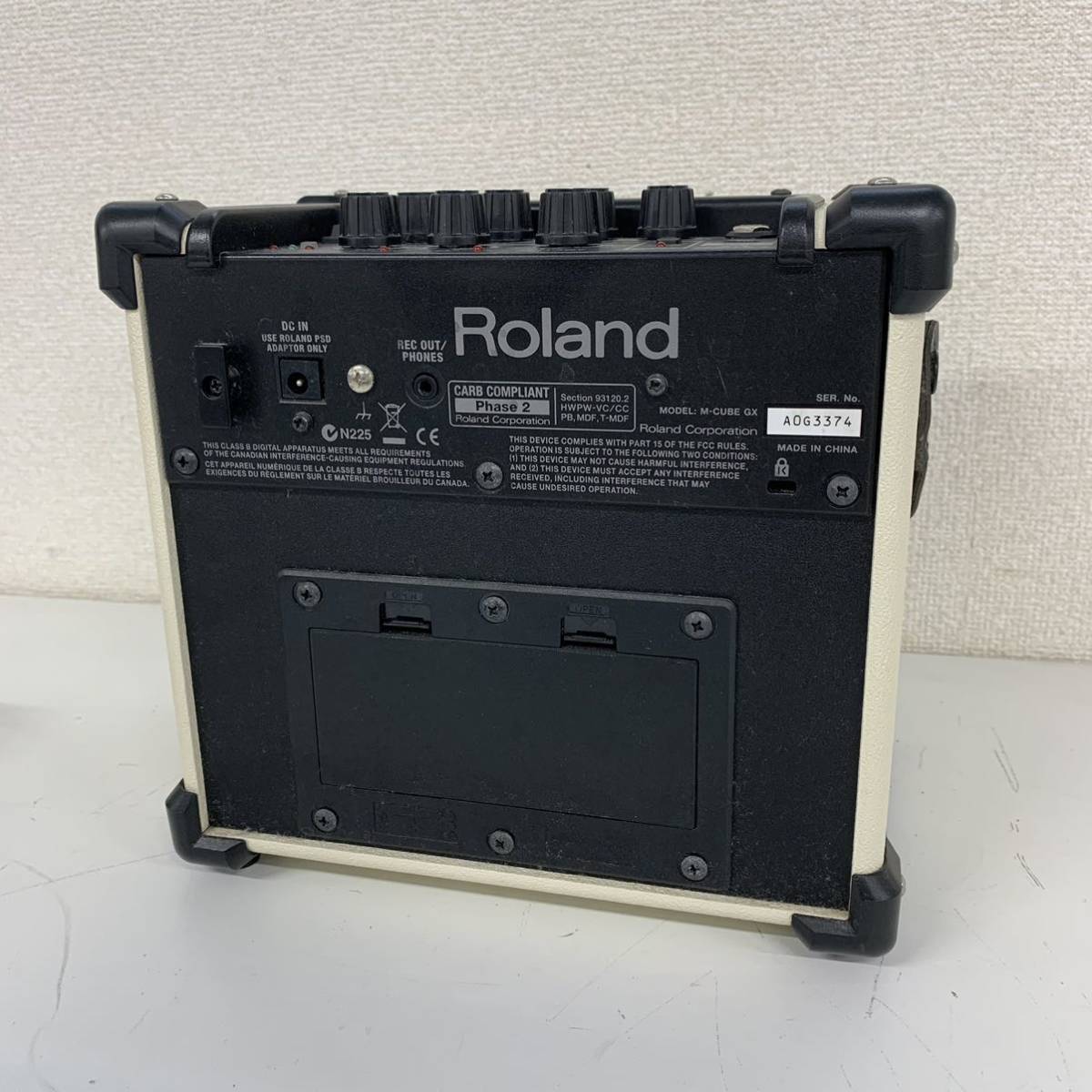 【A3】 Roland MICRO CUBE GX ギターアンプ ローランド 小型アンプ 動作品 1493-55_画像5