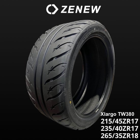 ZENEW 265/35ZR18 265/35/18 265/35R18 Xlargo TW380 タイムアタック ドリフト ゼニュー _画像1