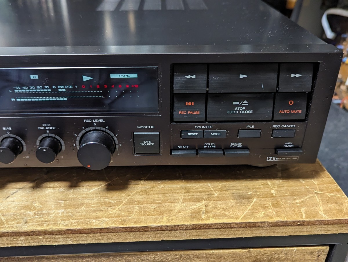 AKAI アカイ GX-73 カセットデッキ◆現状品 保証なし_画像3