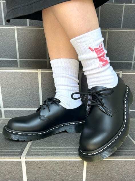 【Dr.MARTENS】ドクターマーチン 1461 WS 3ホールシューズ UK4 (23cm ) WHITE STITCH 3 EYE SHOE ホワイトステッチ【極美品】_画像10