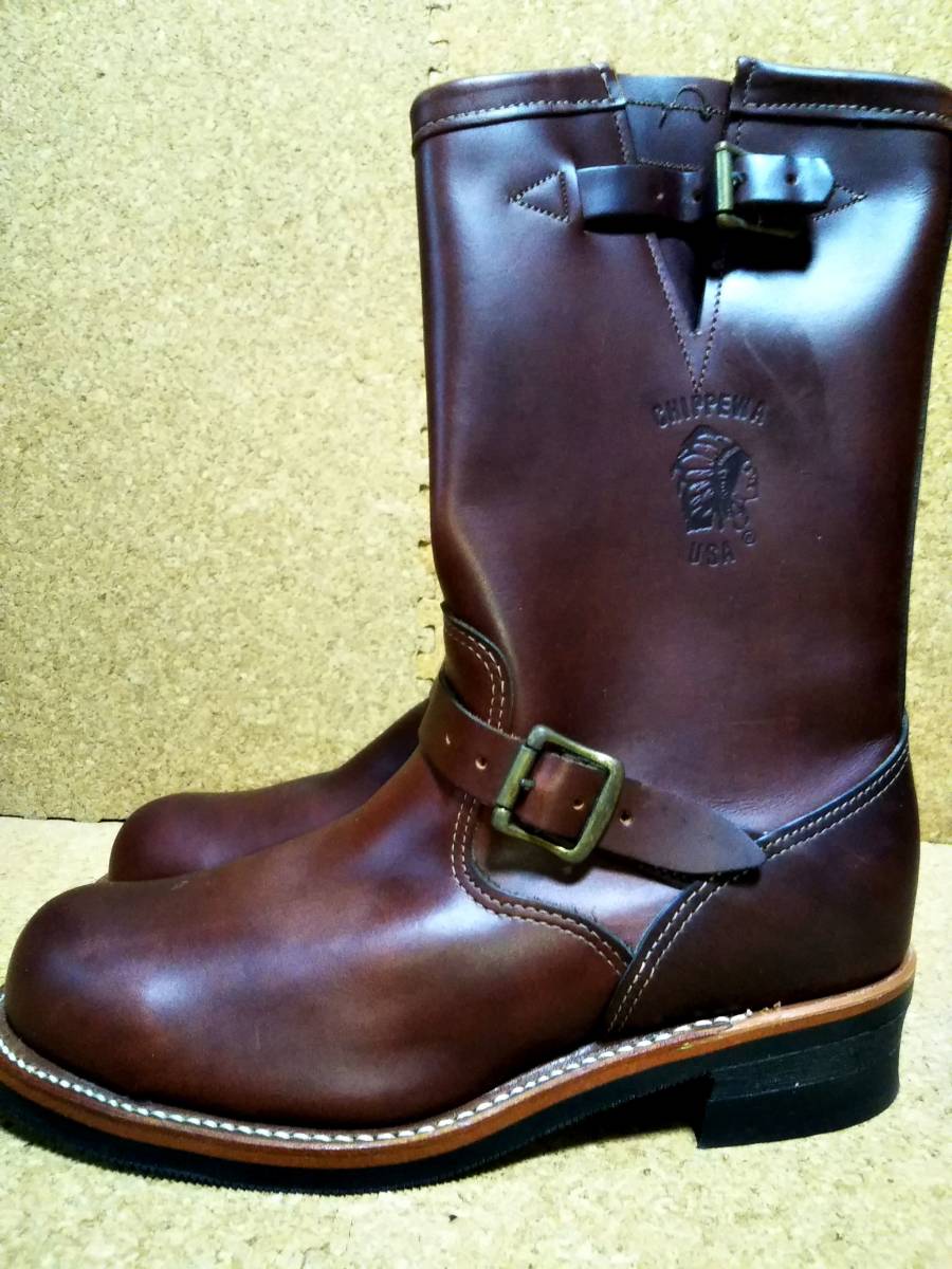 【CHIPPEWA】チペワ 91068 11インチ スチールトゥ エンジニアブーツ 9E (27cm) 11INCH STEEL TOE ENGINEER BOOTS CORDVAN【未使用品】_画像3