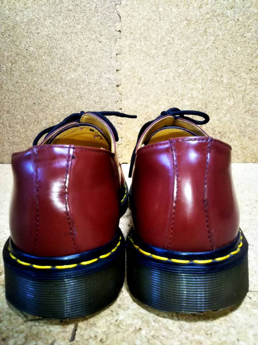 【Dr.MARTENS】ドクターマーチン 1925 スチールトゥ 3ホールシューズ UK8 (27cm ) STEEL TOE 3EYE SHOE 希少カラー チェリーレッド_画像6