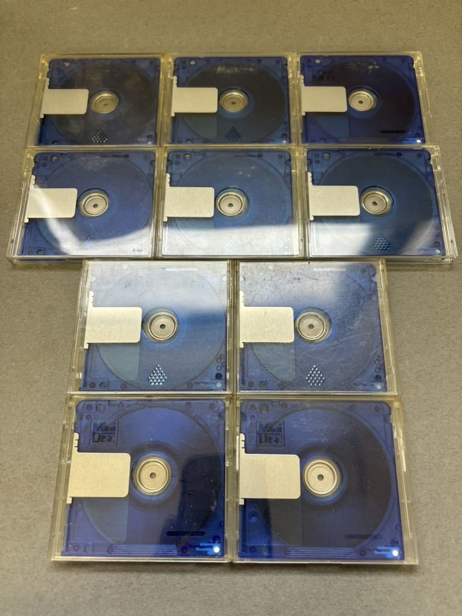 MD ミニディスク minidisc 中古 初期化済 Victor ビクター Ar ブルー 74 10枚セット_画像2