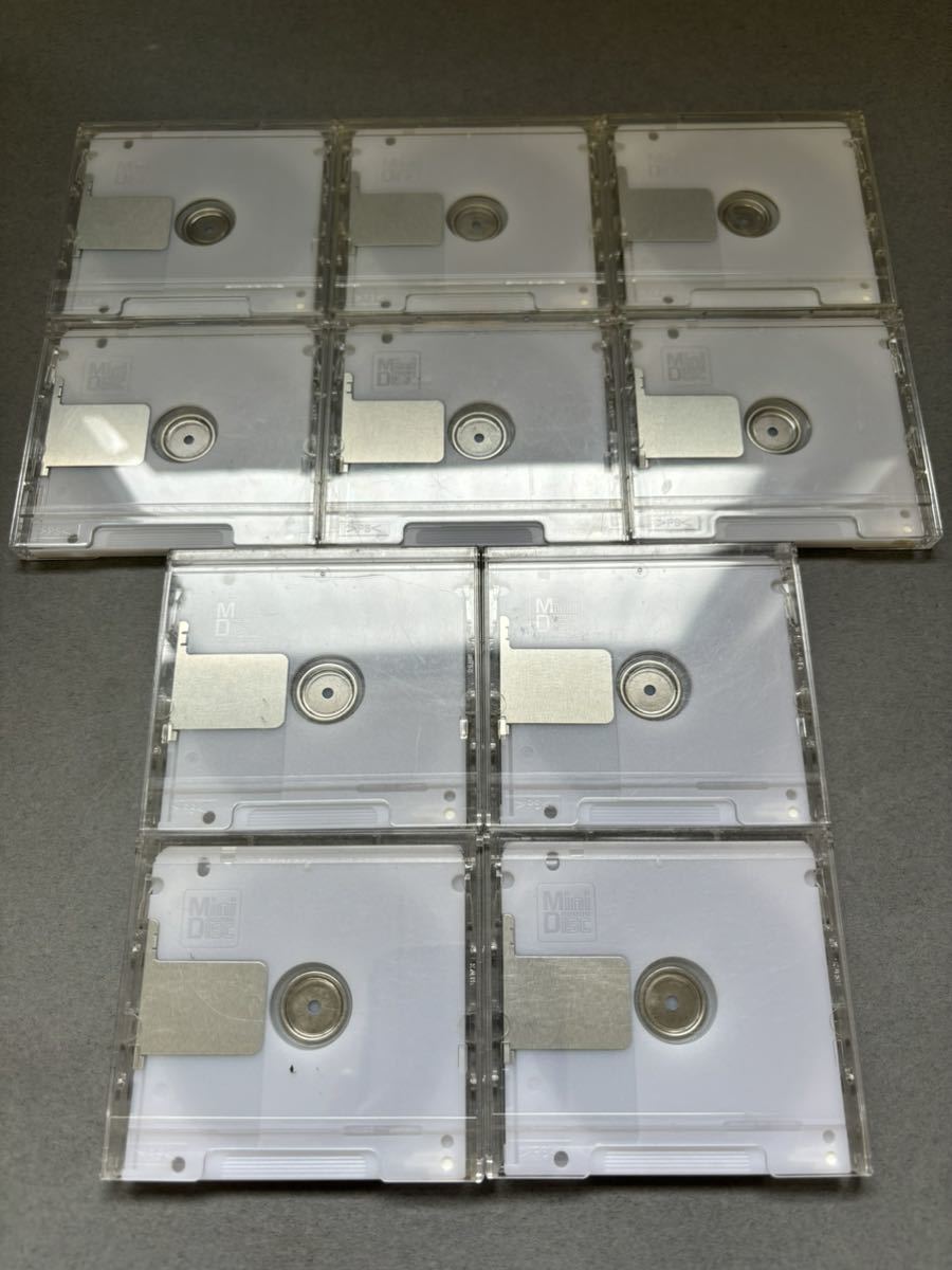 MD ミニディスク minidisc 中古 初期化済 ダイソー DAISO clip mix 80 10枚セット_画像2