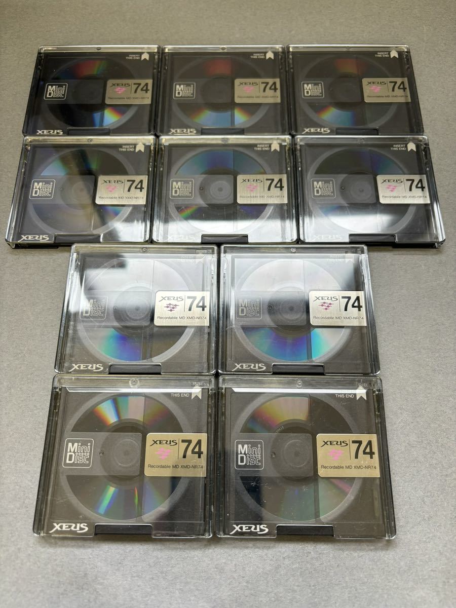 MD ミニディスク minidisc 中古 初期化済 XEUS 74 10枚セット 希少 