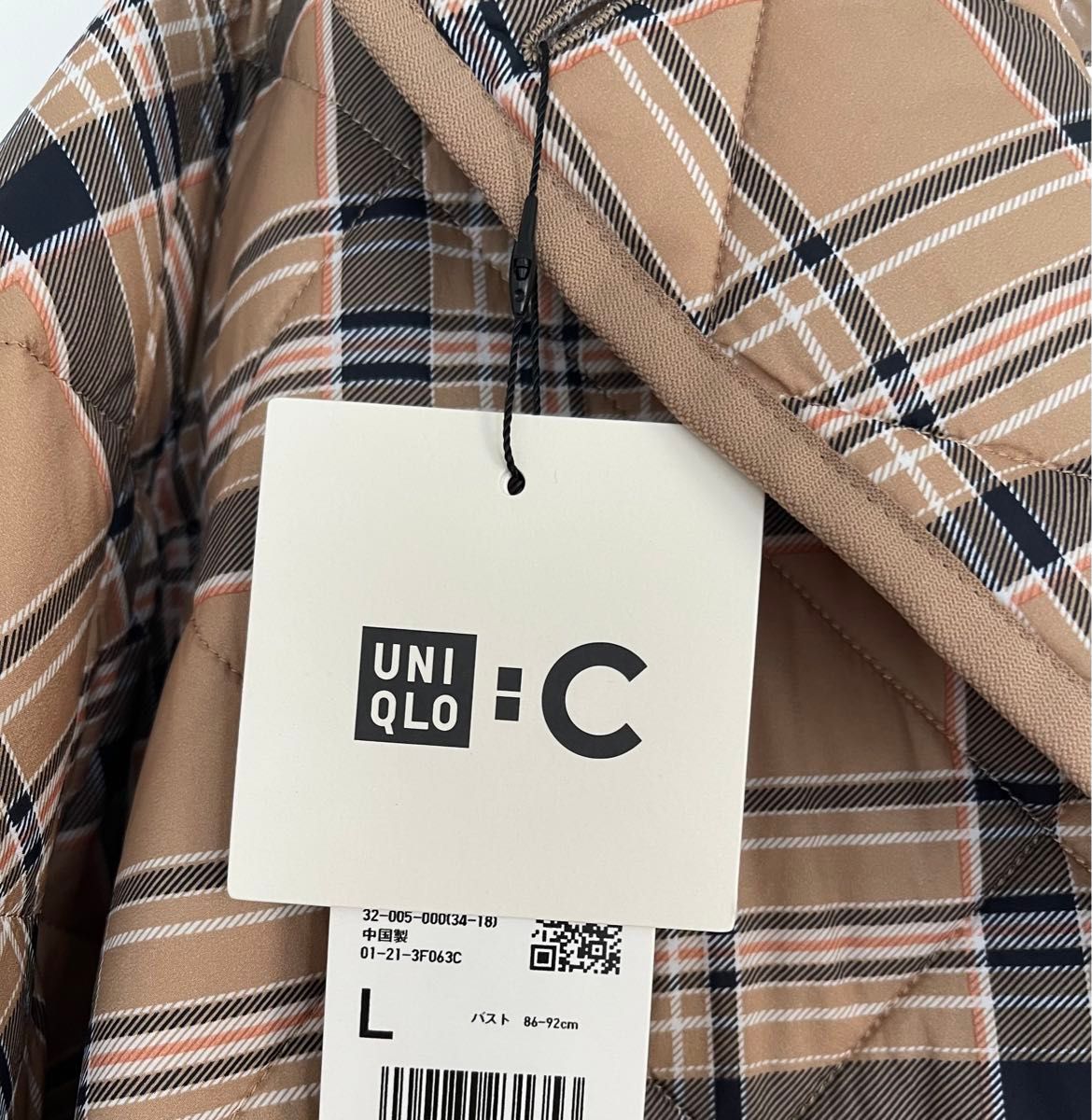 最終値下げ！新品・タグ付き パフテックオーバーサイズコート Lサイズ UNIQLO：C 