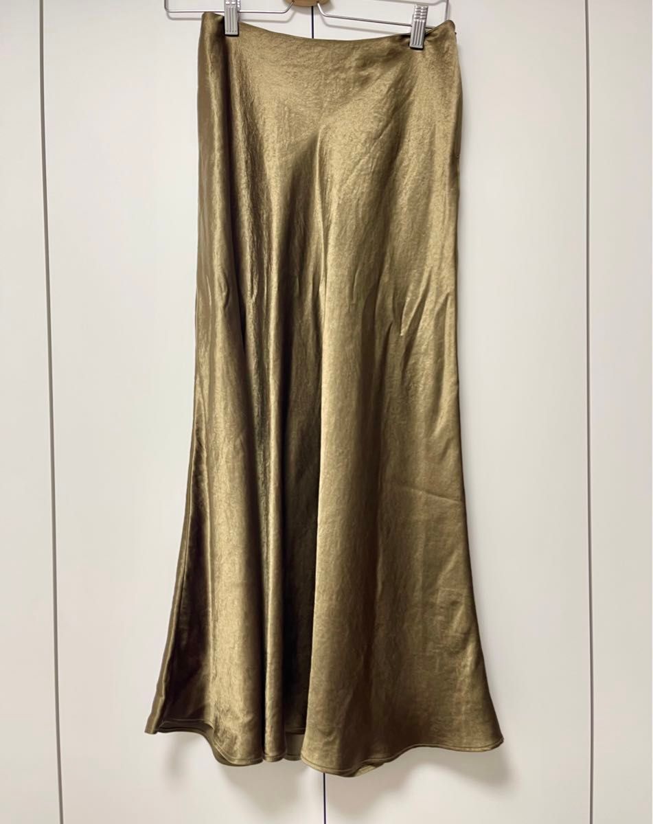 SHAINA MOTE シャイナモート スカート サイズ2 サテンスカート ロングスカート