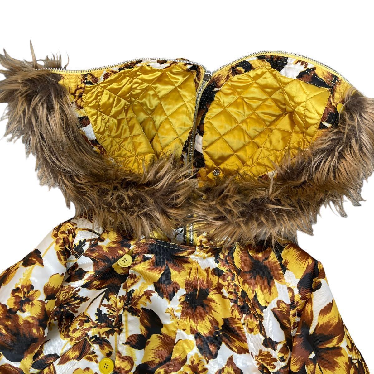 2013AW Jeremy Scott adidas jacket down fur n2b millitaly collection archive bomber flight jacket puffer _画像3