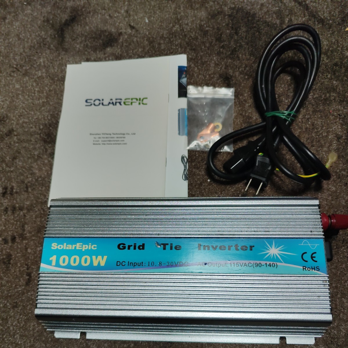 ☆グリッドタイインバーター1000w☆MPPT☆ 正弦波 DC12V☆_画像1