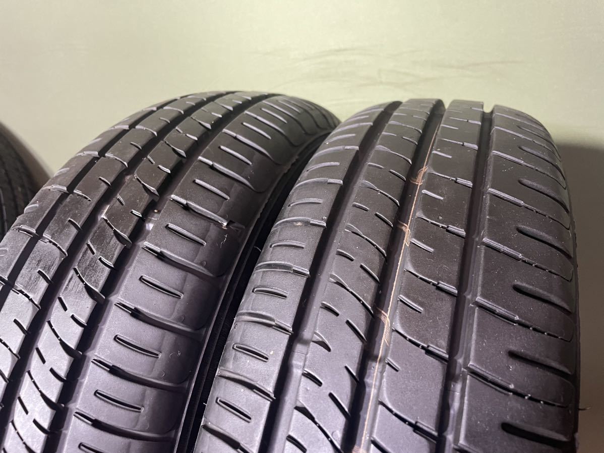 155/65R13 DUNLOP ENASAVE EC204 鉄ホイール 13X4.00B 4x100 タイヤ 4本 セット(2020年製) 【H29】_画像5