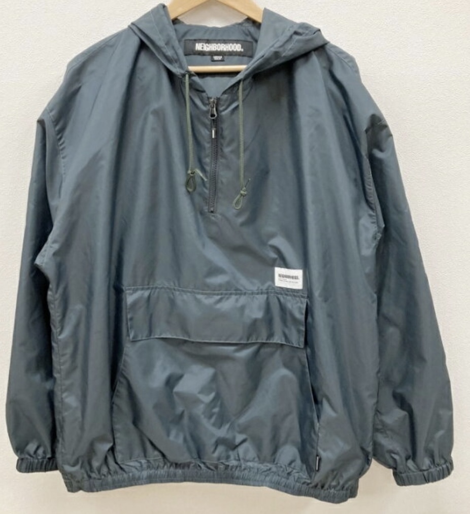 新品 ネイバーフッド NEIGHBORHOOD ANORAK JACKET アノラック ジャケット メンズ 新作 232TSNH-JKM09 HOODS GLAY XL モーターサイクル _画像2