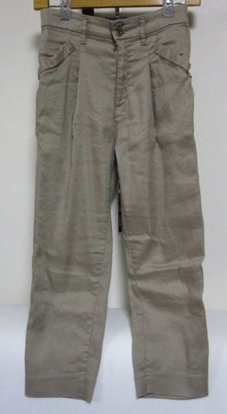 *2 point set Anne to gauge ANTGAUGE flax .W rubber short height pants /SS/ beige /&/S/ sarouel pants red pink * jeans EDWIN Something 