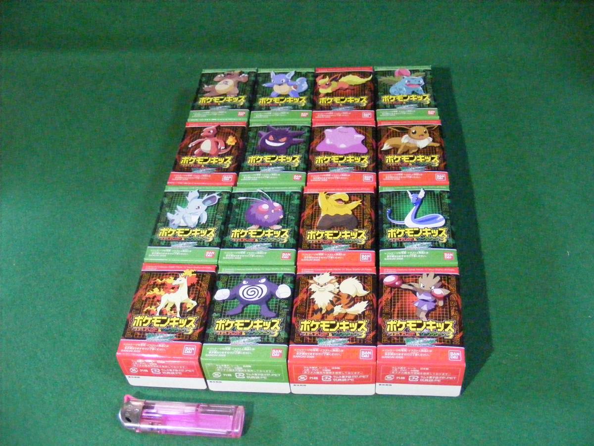 ☆ バンダイ ポケモンキッズ ☆ ラムネ、シール、人形入り ☆ 16 ☆ バンダイ ポケモンキッズ ☆ ラムネ、シール、人形入り ☆ 16
