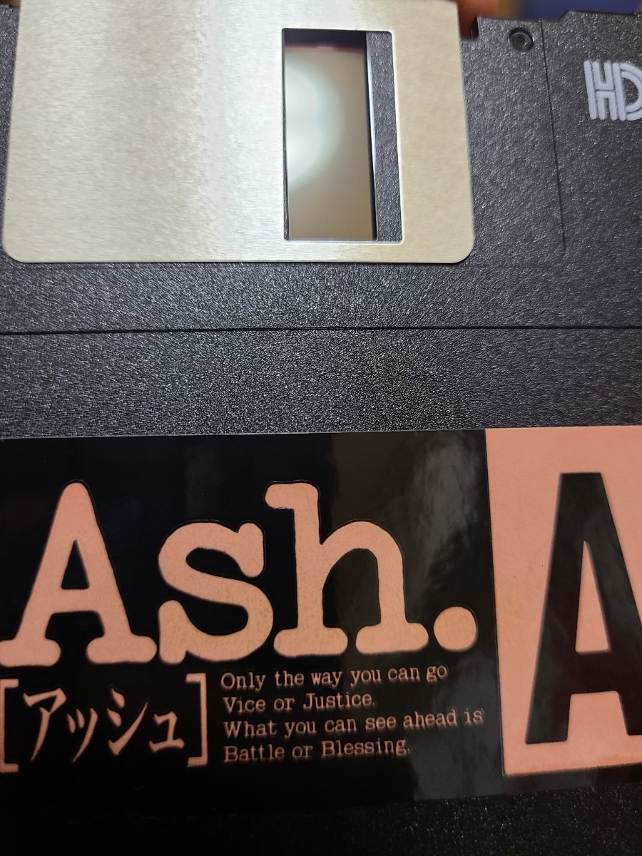 タイトルまで動作確認済　姫屋ソフト　Ash　アッシュ　3.5インチ版　PC-9801 PC-9821 PC-9800 PC-98_画像4