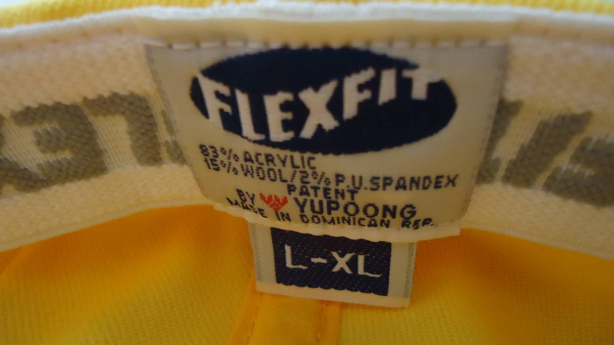 TWENTYFIVE 25 旧モデル FLEXFIT CAP 黄 L/XL 半額 50%off トゥエンティファイブ 帽子 フレックスフィット ゆうパック（おてがる版）_画像9
