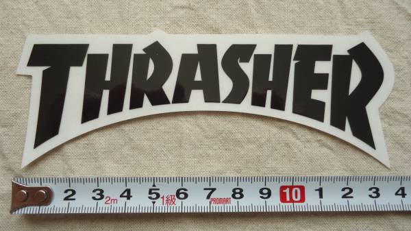 THRASHER Die Cut Logo Sticker %off スラッシャー ダイカット ロゴ ステッカー SB スケートボード レターパックライトの画像1