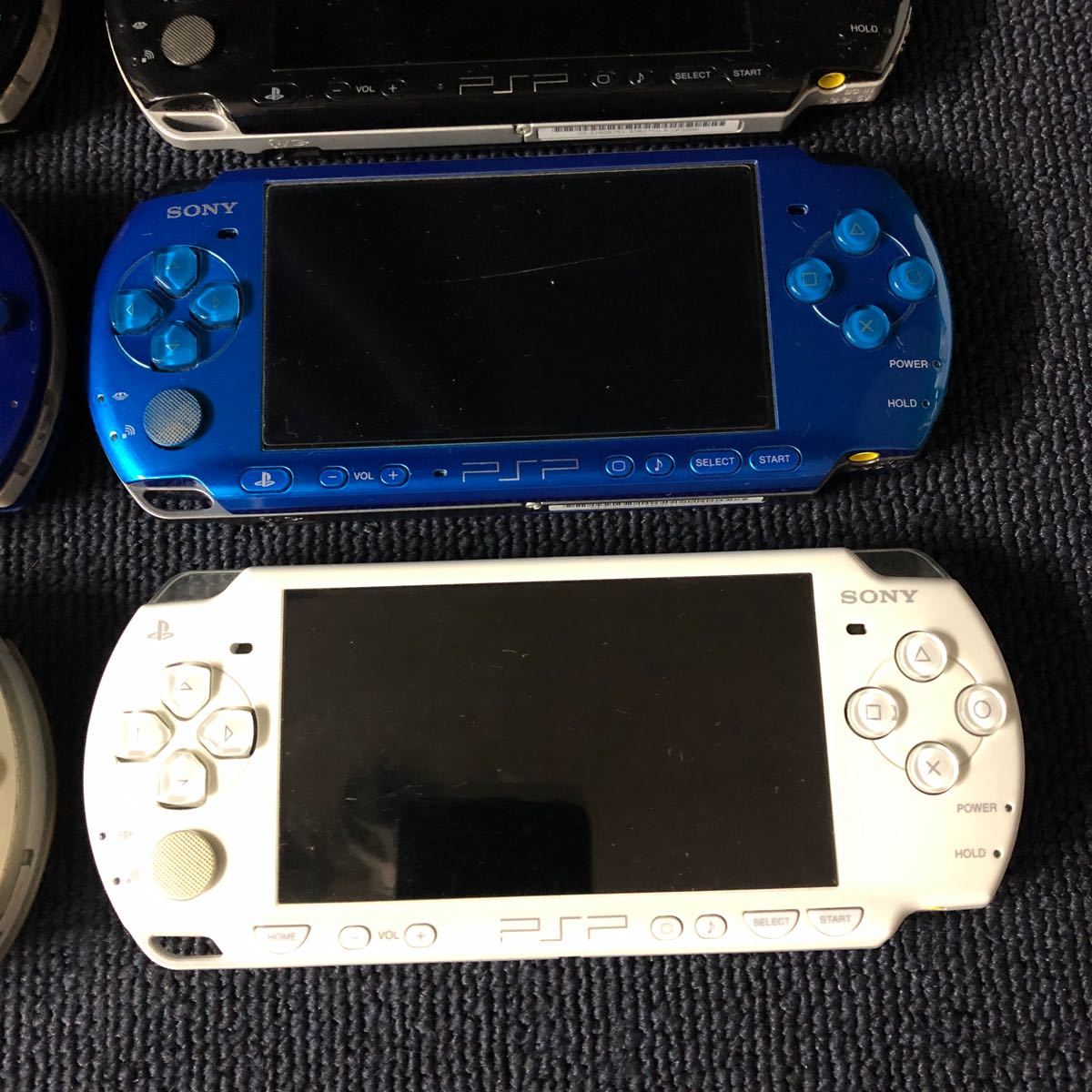 【ジャンク品】SONY ソニー PSP プレイステーション ポータブル PSP-3000 PSP-2000 PSP-1000本体 まとめて 6台 まとめ売り Ｄ33_画像5