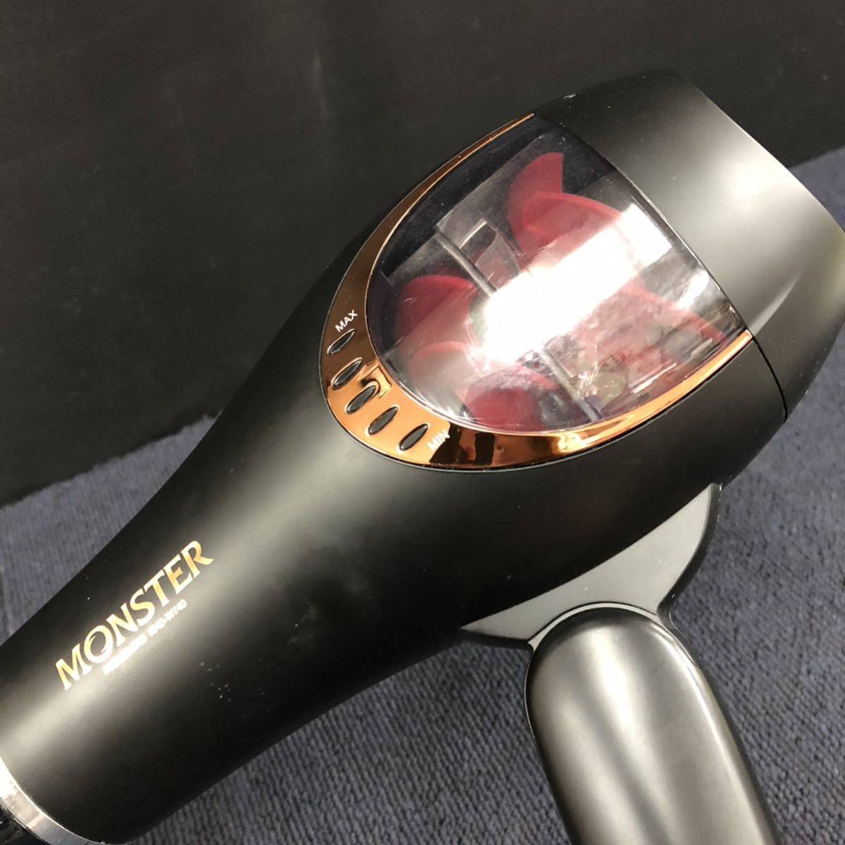 コイズミ KOIZUMI ドライヤー MONSTER モンスター KHD-W740 ブラック 大風量 速乾 マイナスイオン ◎20_画像4