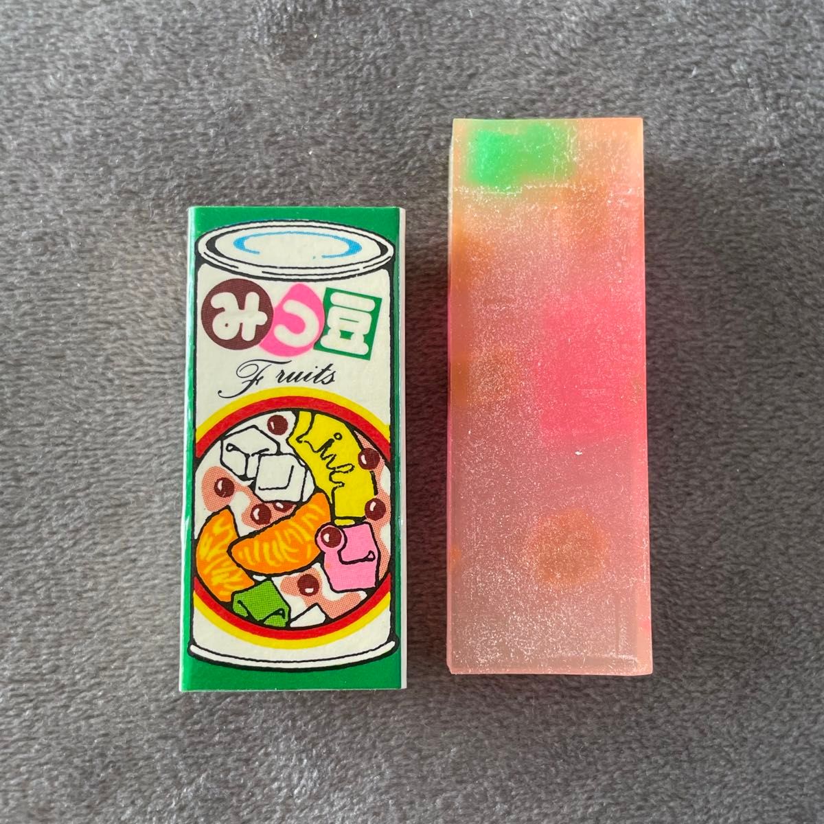 昭和レトロ みつ豆 消しゴム ヒノデワシ 80年代ファンシー 昭和レトロ みつ豆 消しゴム ヒノデワシ 80年代ファンシー