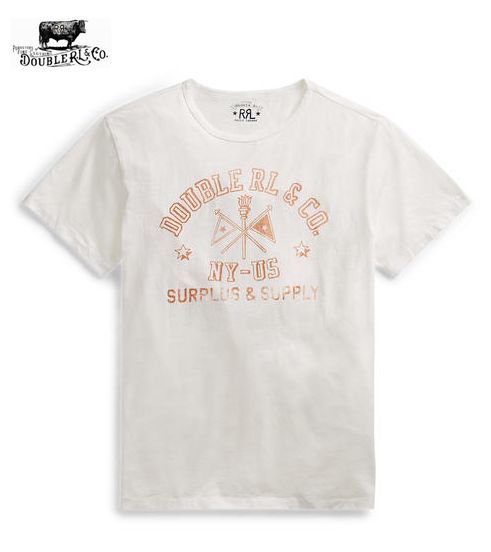 新品*RRL*コットン ジャージー グラフィック Tシャツ*S*　ダブルアールエル_画像1