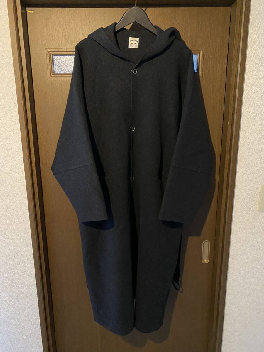 SUNSEA サンシー　19AW jedi coat ジェダイ　コート　アッシュ　ブラック　2 M_画像1