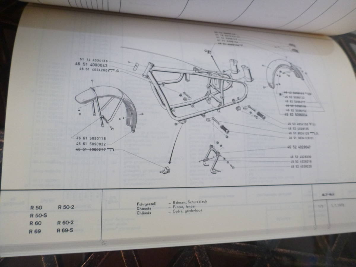 BMWドイツ本国からの輸入品パーツリスト R26 R27 R50 R50S R60 R69S すべて網羅_本国仕様とUSA仕様と分かれています