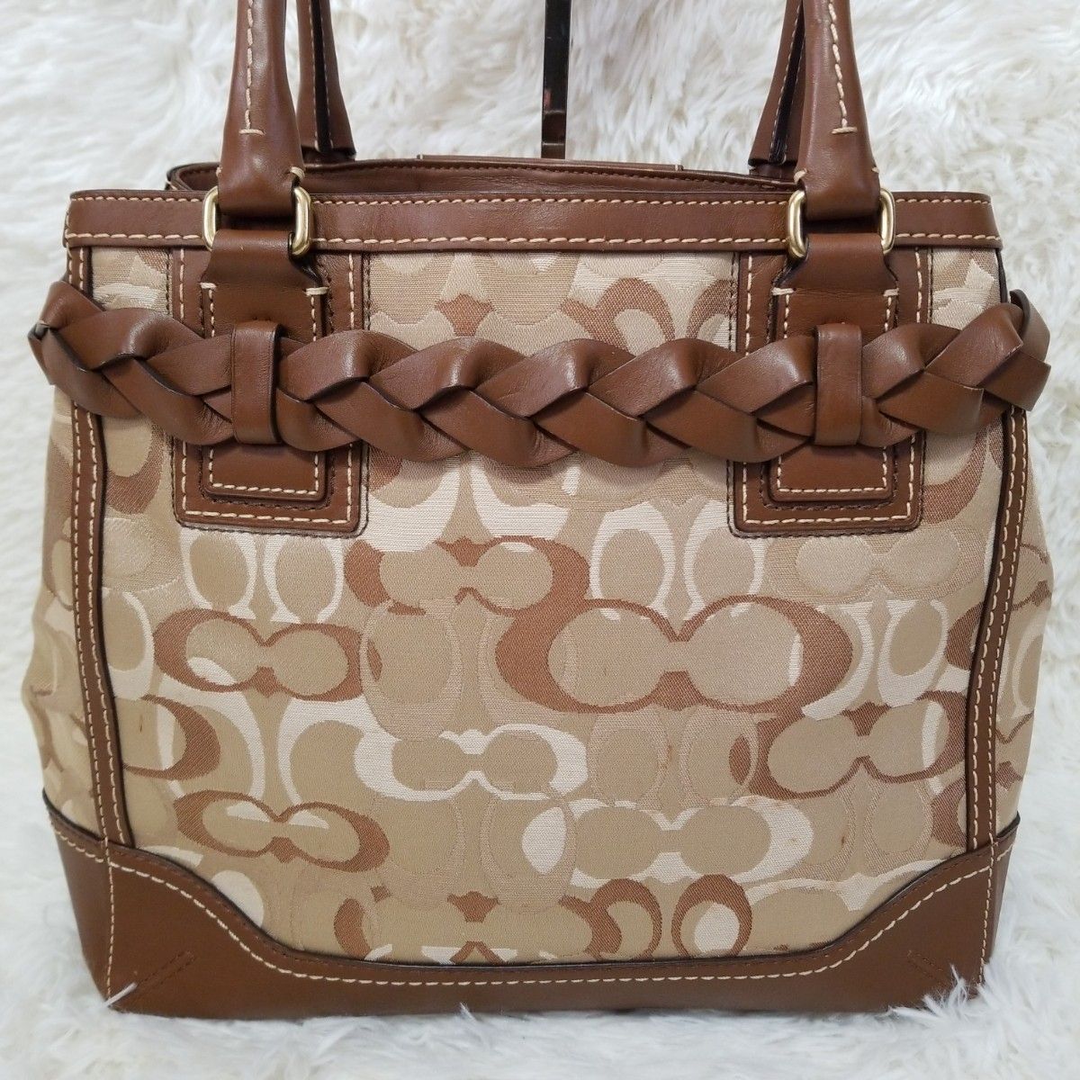 COACH コーチ シグネチャー キャリーオール ハンドバッグ 10789 COACH コーチ シグネチャー キャリーオール ハンドバッグ 10789