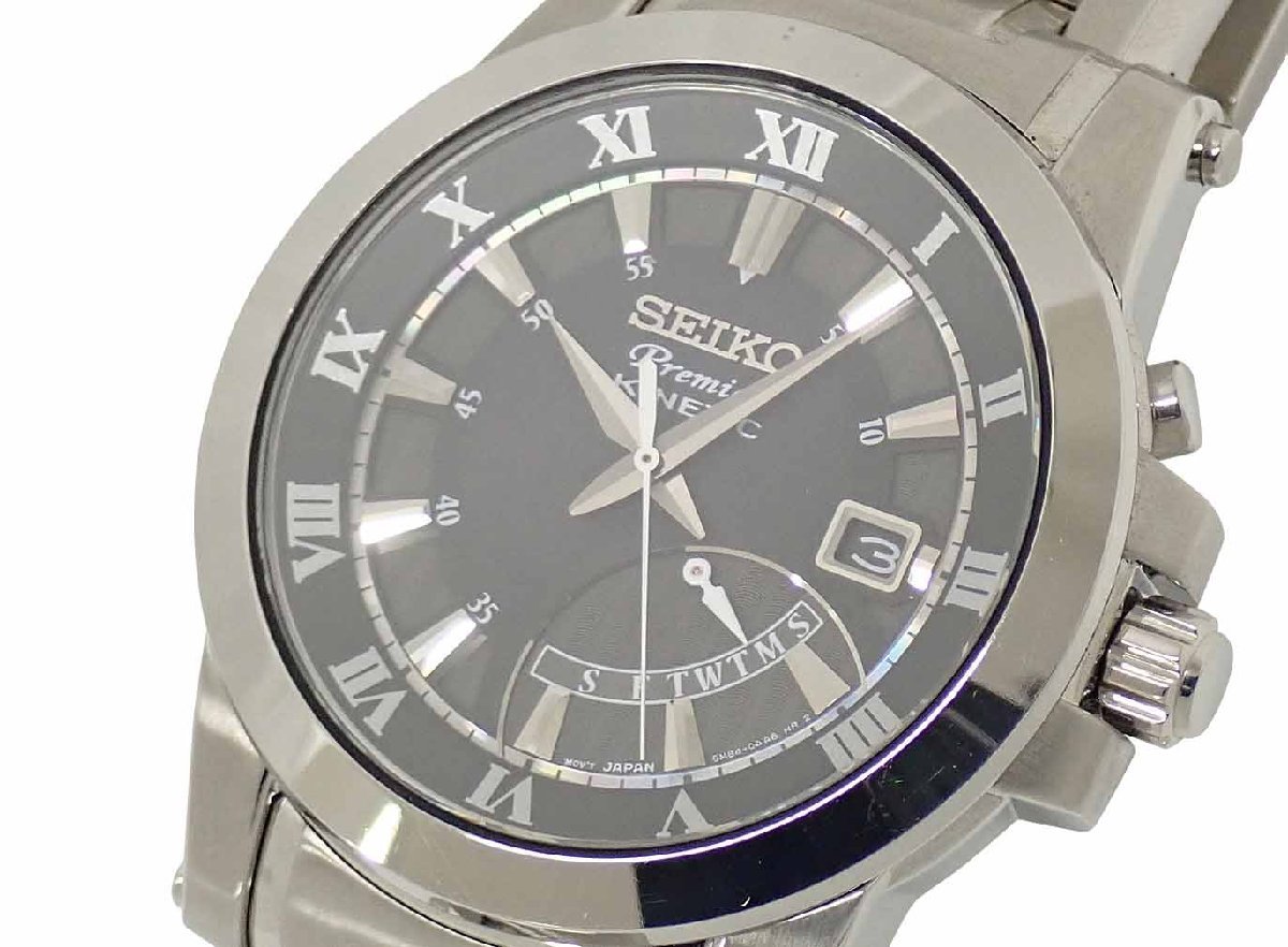 SEIKO/セイコー Premier Kinetic/プルミエ キネティック 5M84-0AA0 SRN039P1 海外モデル 中古の画像2