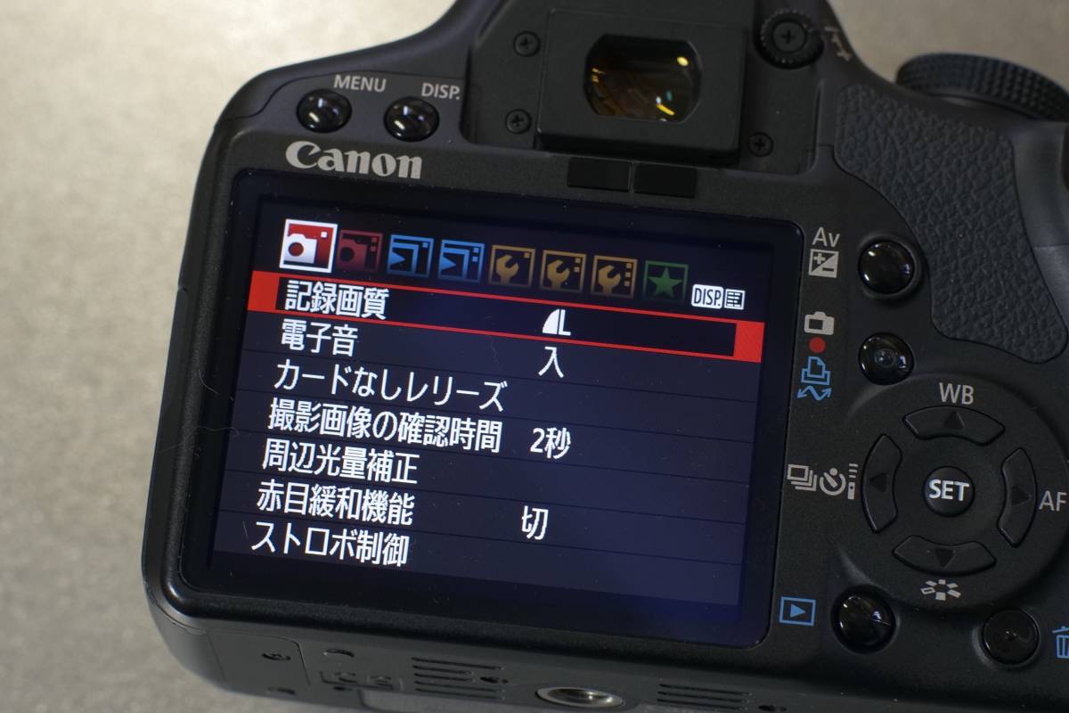 良品◆CANON キヤノン◆EOS Rebel T1i◆（EOS Kiss X3北米版）レア◆カメラボディ_画像6