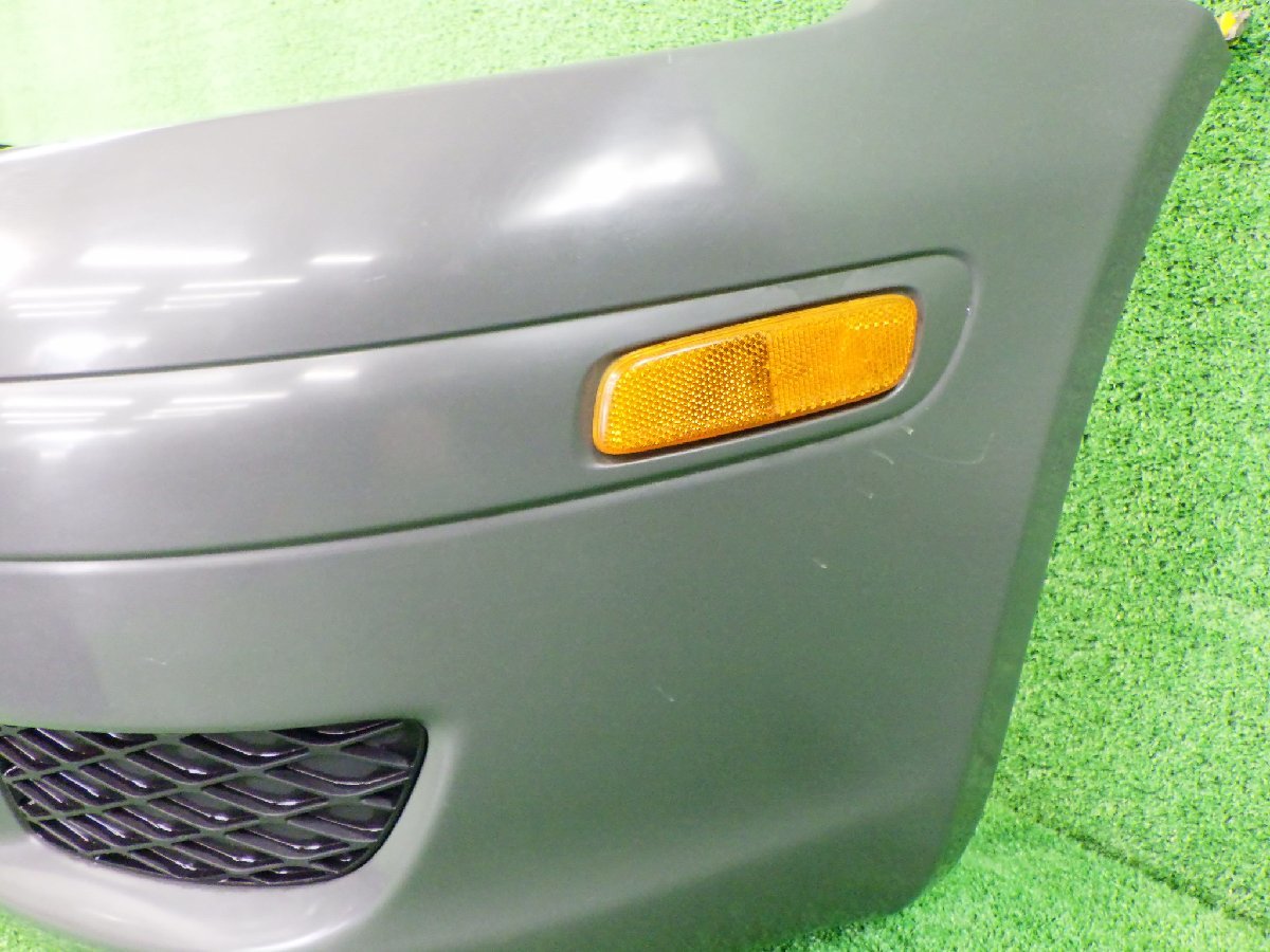 トヨタ ヴィッツ NCP15 フロントバンパー F 4WD ターンランプ付 素材色 グレー 灰 付替え品 52119-52370_画像8