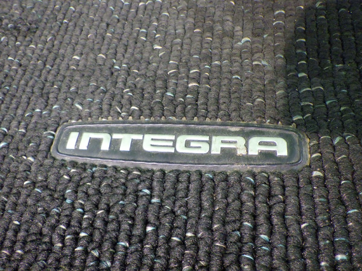 ホンダ インテグラ DB6 フロアマット 1台分セット TI トリムD 布製 ロゴ入り_画像3