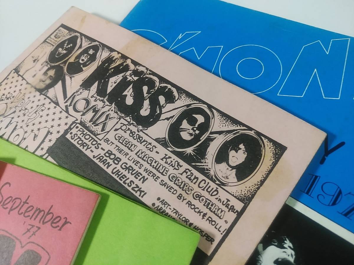 KISS 「C'MON」　キッス　日本ファンクラブ会報　8冊　Vol.12/13/14/15/17/18/19/20　1977年-1978年発行　ビクター時代_画像3