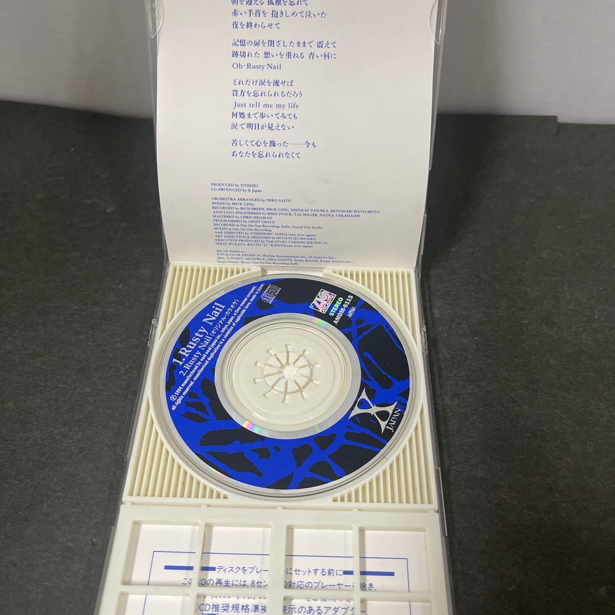 ● X JAPAN Rusty Nail 8cmCD 中古品 ●_画像4