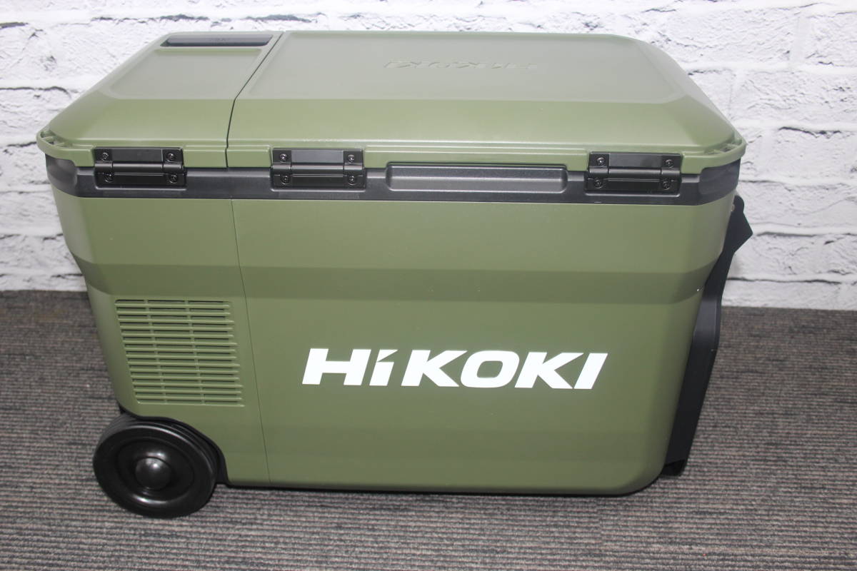 未使用 HiKOKI ハイコーキ コードレス冷温庫 UL18DBA リチウムイオン電池・急速充電器付 フォレストグリーン_画像3