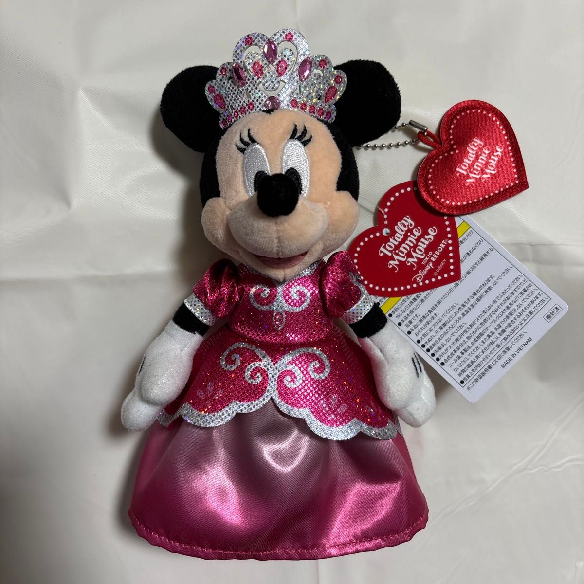 トータリーミニーマウス ぬいぐるみバッジ プリンセスデイズ トータリーミニーマウス ぬいぐるみバッジ プリンセスデイズ