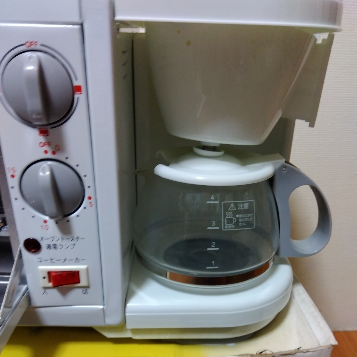 U379 ウエイクアップモーニングセット CS3-0106 コーヒーメーカー オーブントースター 目玉焼きプレート _画像4