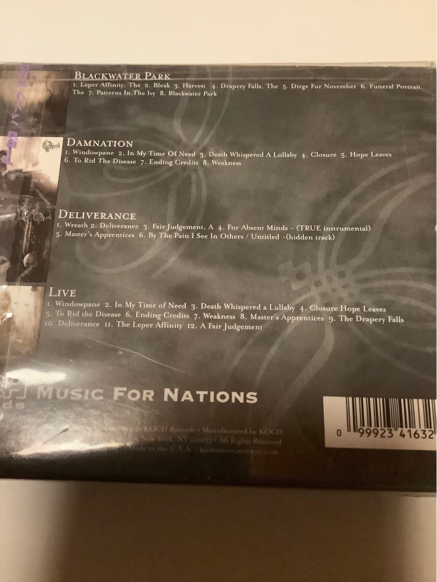 Opeth  Collector's Edition Slipcase 4タイトル(5CD) ライヴ盤2枚組含む
