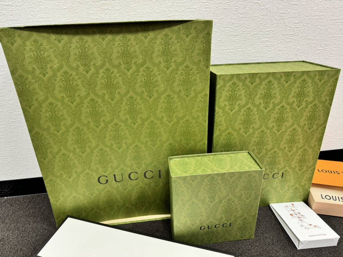 ◇ブランド 空箱 BOX 保存袋 紙袋 ショッパー LOUIS VUITTON ルイヴィトン エルメス CHANEL シャネル グッチ GUCCI 大量 まとめ売り_画像2