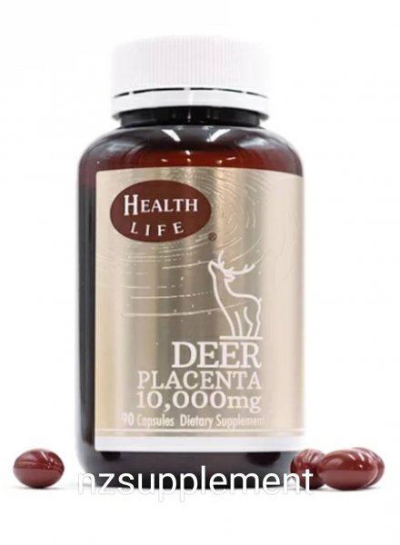  deer placenta 10000mg 90 Capsule 2 piece set hell Sly fHealth Lifetia placenta 10,000mg New Zealand regular goods 