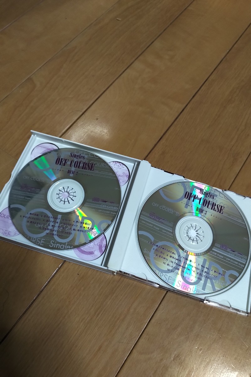 CD オフコース／シングルス 3枚組 オリジナルジャケット両面CDサイズ復刻 完全保存版_画像2
