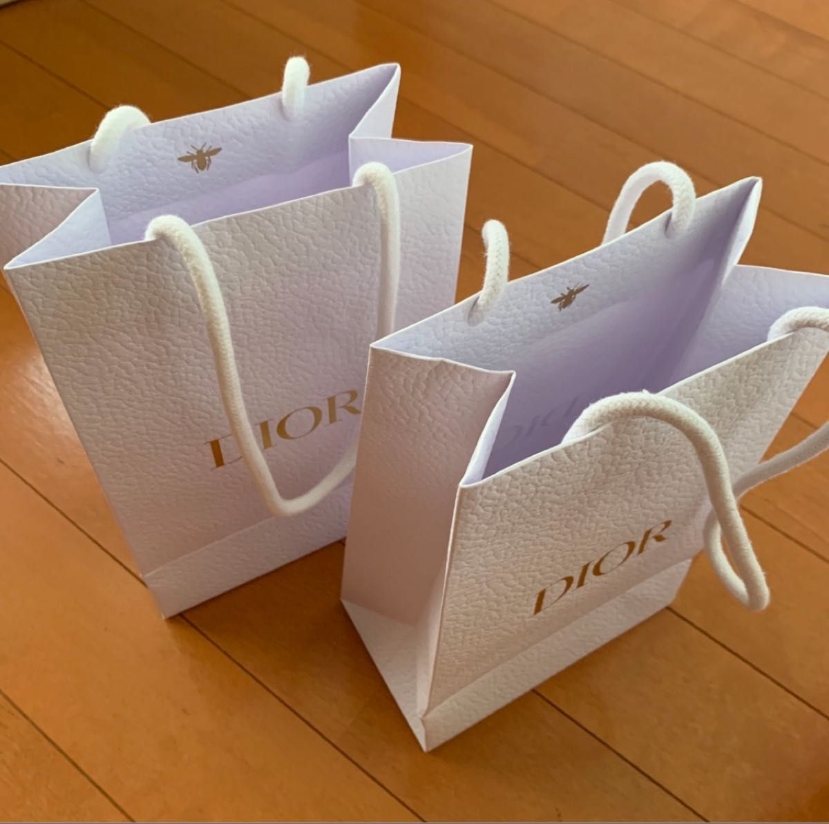 美品】Dior ディオール ショップ袋 紙袋 プレゼント 3枚セット 美品】Dior ディオール ショップ袋 紙袋 プレゼント 3枚セット