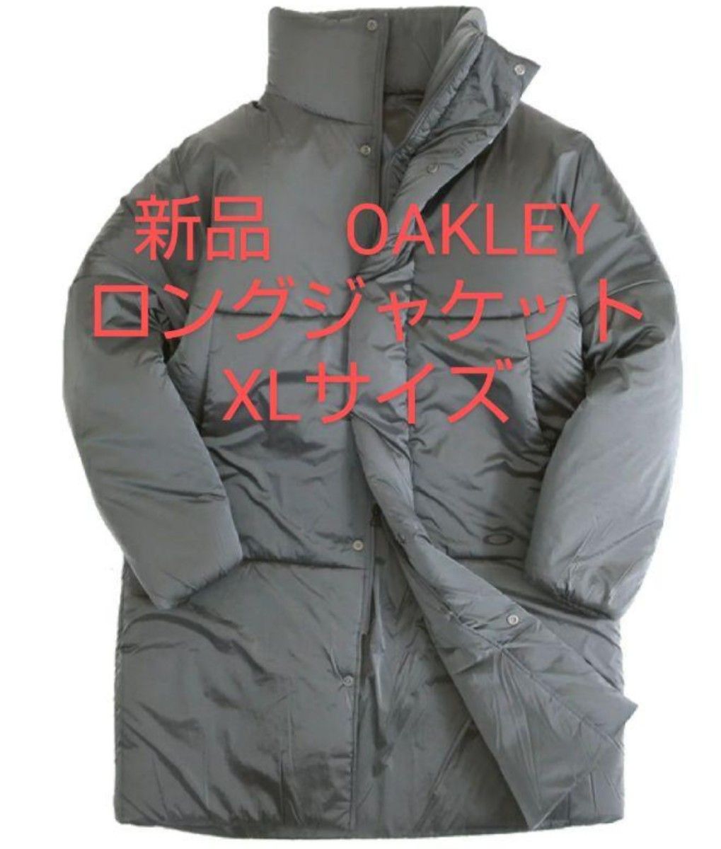 新品　OAKLEYオークリー軽量ダウンジャケット　XLサイズ グレー