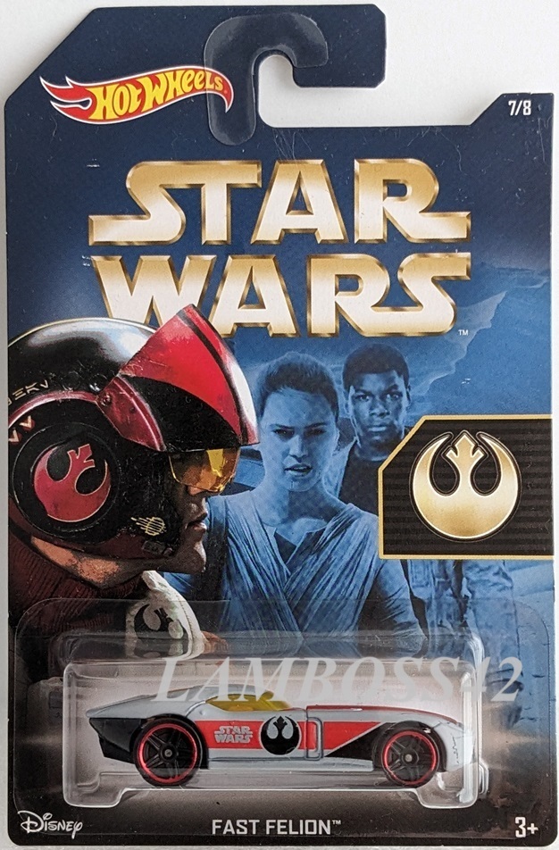 2015 スターウォーズ #7/8 ホットウィール Fast Felion ファスト フェリオン Hot Wheels Star Wars_画像1