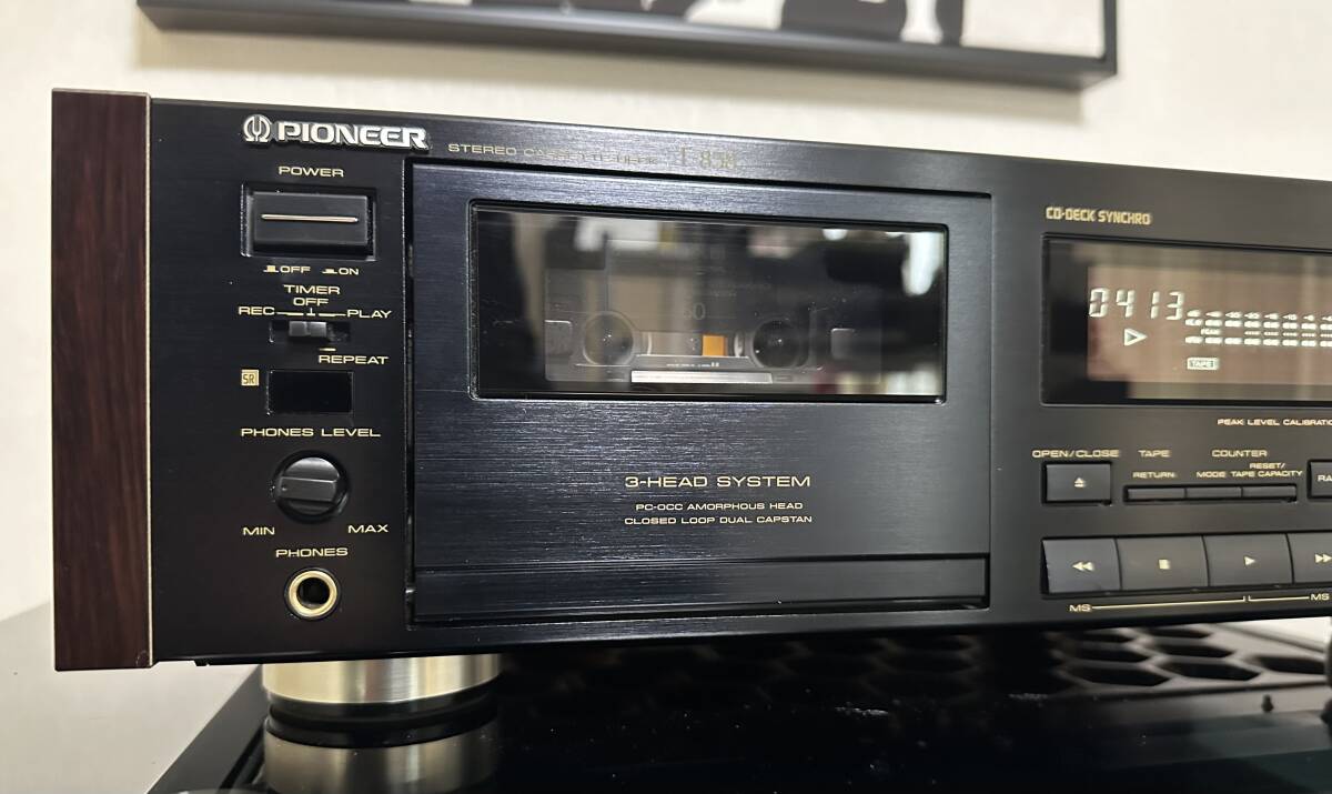 Pioneer パイオニア T-838 カセットデッキ 美品 現状品 リモコン付き_画像5