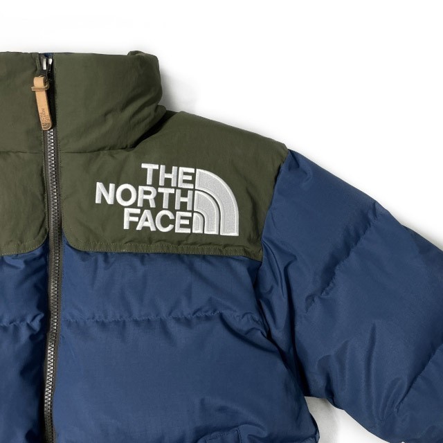 1円～!売切!【正規新品】THE NORTH FACE◆1992 LOW-FI HI-TEK NUPTSE JACKET ダウン ヌプシ US 限定品 撥水 ロゴ刺繍(L)青 緑 190122-190_画像5