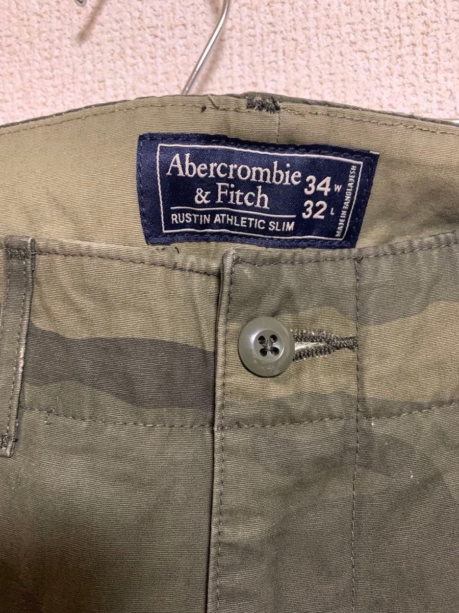 新品タグ付き　Abercrombie&Fitch　アバクロンビー&フィッチ　RUSTIN ATHLETIC SLIM パンツ