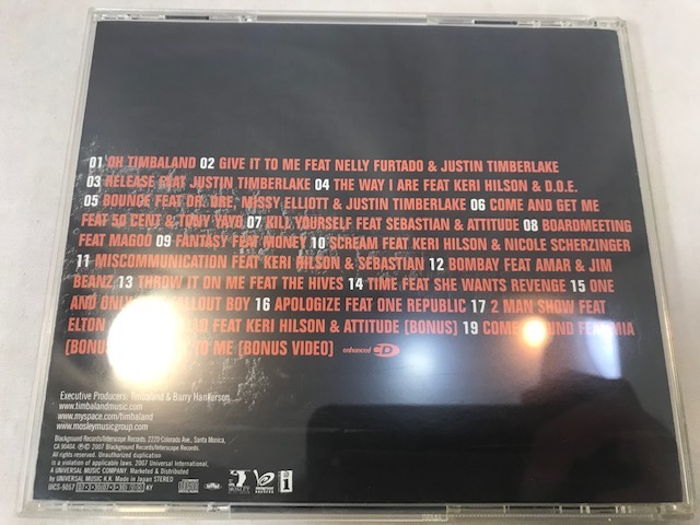 Timbaland Presents Shock Value　CD　中古_画像2